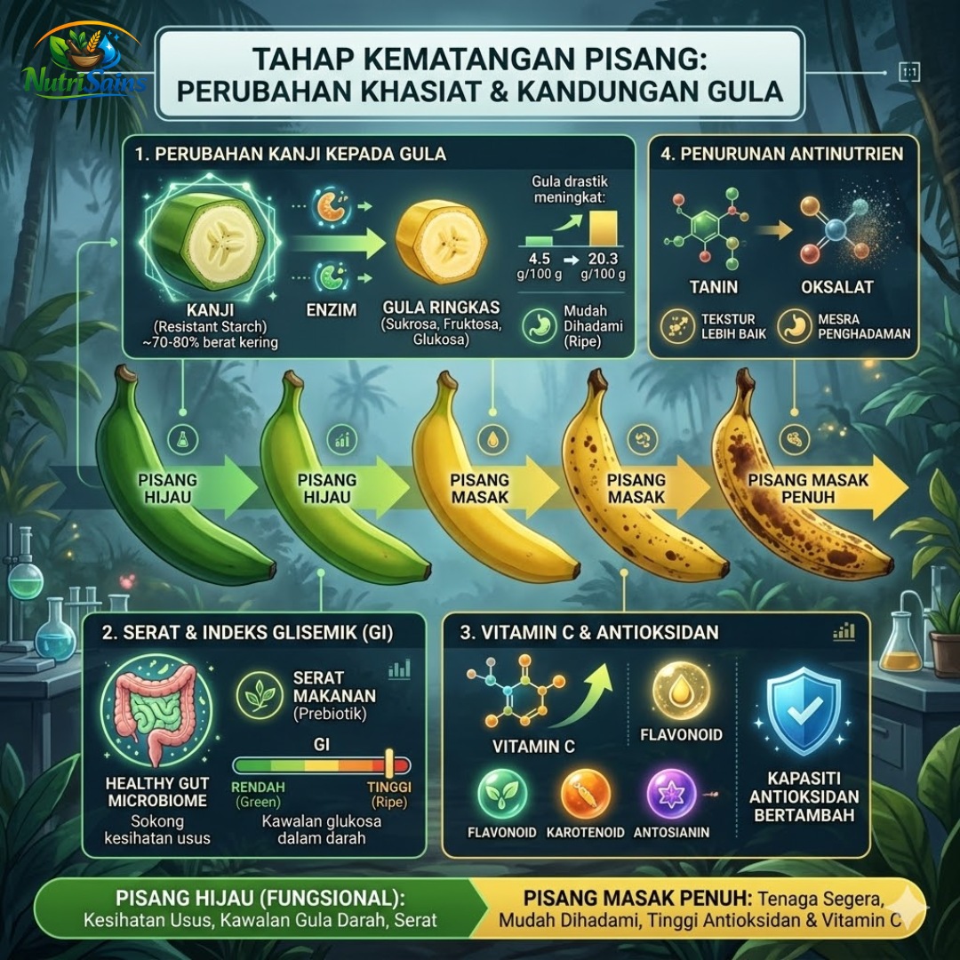 Hijau atau Kuning Berbintik? Memahami 'Sains' di Sebalik Kematangan Pisang Bahagian Pembangunan Industri Tanaman Selangor (11)